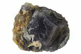 Purple-Blue, Cubic Fluorite Crystal Cluster - Pakistan #136947-2